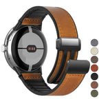 Сменный ремешок для Google Pixel Watch 1, 2, 3, 4, 41 мм, 45 мм, из коричневой кожи 