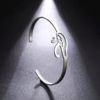 Ancient Egypt Bracelet with Eye of Horus in silver