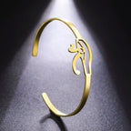 Ancient Egypt Bracelet with Eye of Horus in gold