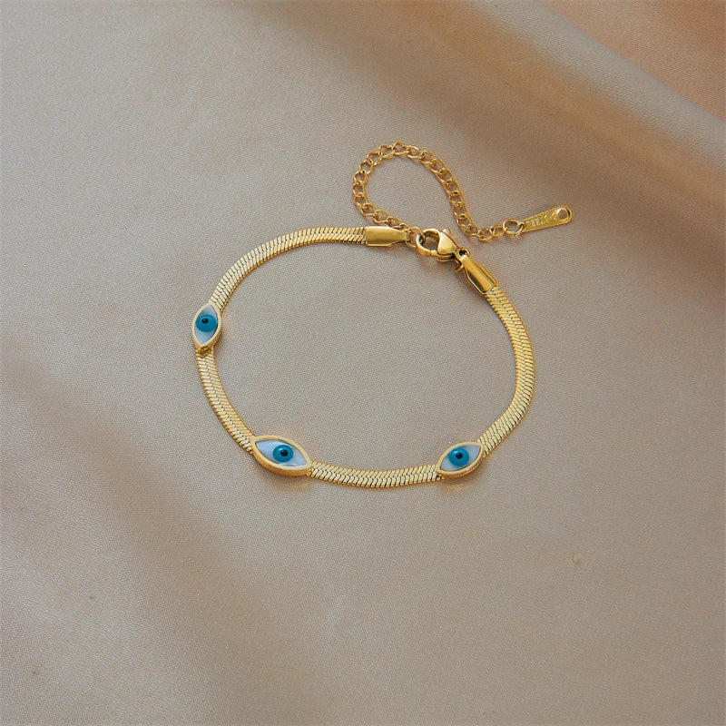 Elegant Evil Eye Bracelet for Women