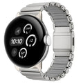 Браслет из нержавеющей стали для Google Pixel Watch 3, 4, 45 мм серебристый