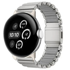 Браслет из нержавеющей стали для Google Pixel Watch 3, 4, 45 мм серебристый