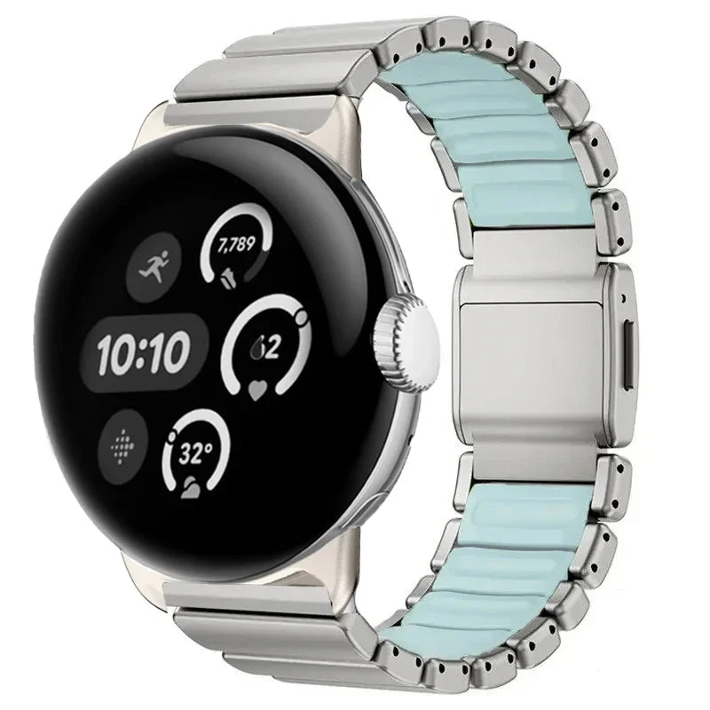 Браслет из нержавеющей стали для Google Pixel Watch 3, 4, 45 мм 