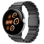 Браслет из нержавеющей стали для Google Pixel Watch 3, 4, 45 мм черный