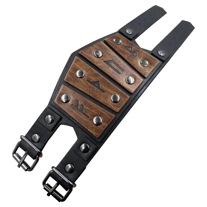 Viking Celtic Runes Bracelet brown