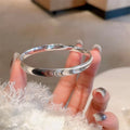 Bracelet en Pierre Oeil de Chat Polie