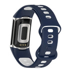 Силиконовый ремешок для часов Fitbit Charge 5, Charge 6 синий