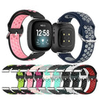 Силиконовый ремешок для часов Fitbit Versa 3, Versa 4, Sense 1 и Sense 2 