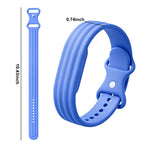 Силиконовый браслет для часов Google Fitbit Air синий