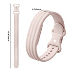 Силиконовый браслет для часов Google Fitbit Air розовый