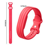 Силиконовый браслет для часов Google Fitbit Air фуксия