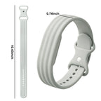 Силиконовый браслет для часов Google Fitbit Air белый