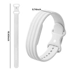 Силиконовый браслет для часов Google Fitbit Air белый