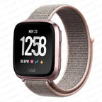 Тканевый ремешок для часов Fitbit Versa 3 Versa 4 Sense 2 розовый