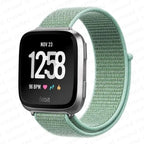 Тканевый ремешок для часов Fitbit Versa 3 Versa 4 Sense 2 зеленый