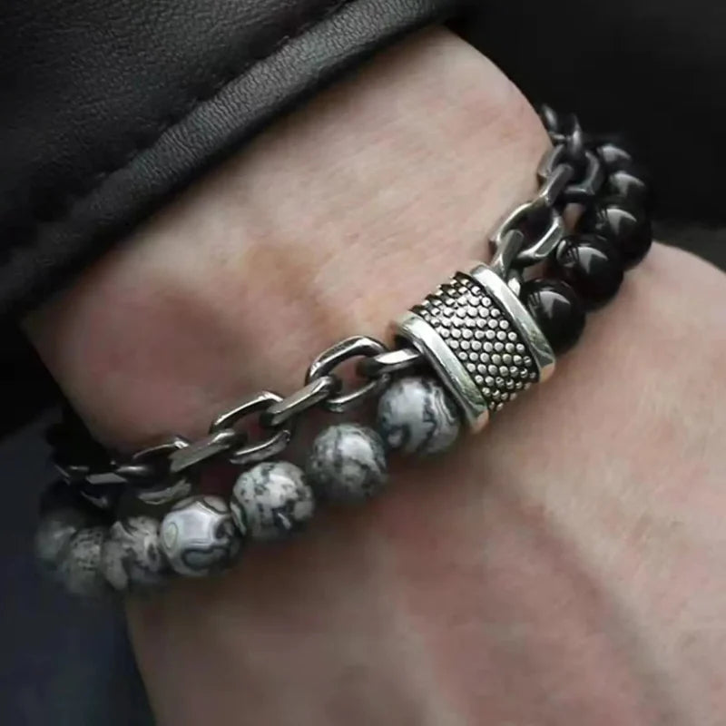 Ethnic Punk-Style Men’s Bracelet