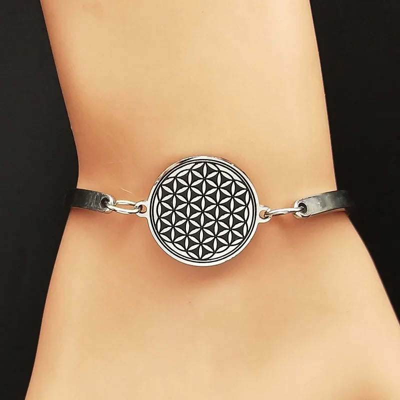 Flower of Life Mandala Chain Bracelet