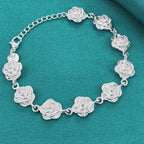 Rose Flower ID Bracelet