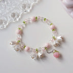 Tulip Flower Chain Bracelet