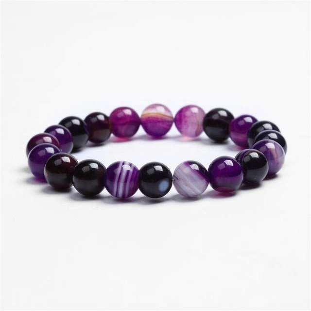 Men's Amethyst Mala Bracelet