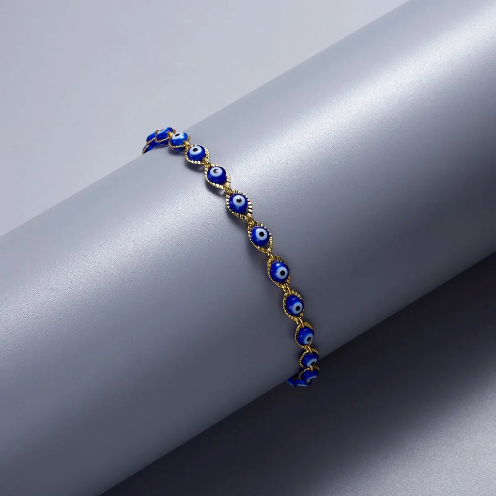سوار عين زرقاء للحماية بنمط بوهيمي 