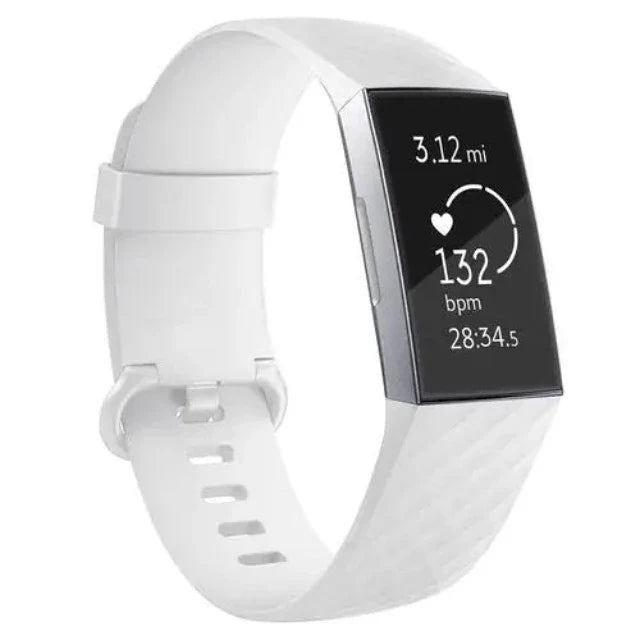 Fitbit Charge 3 & Charge 4 White Watch Band