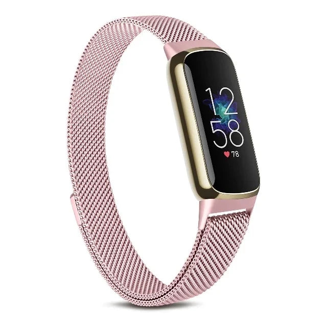 Rose Fitbit Luxe Watch Band