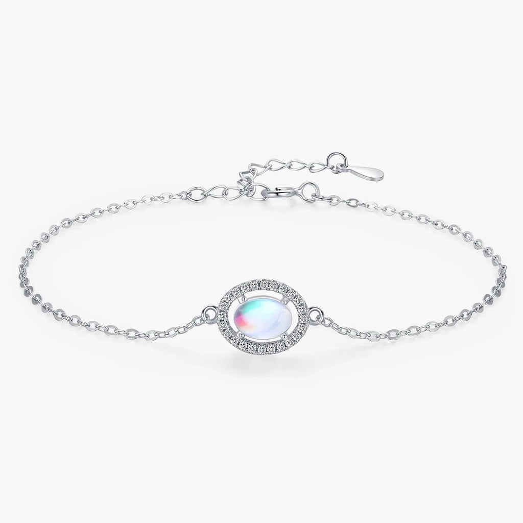 Браслет с лунным камнем "Moonstone" 