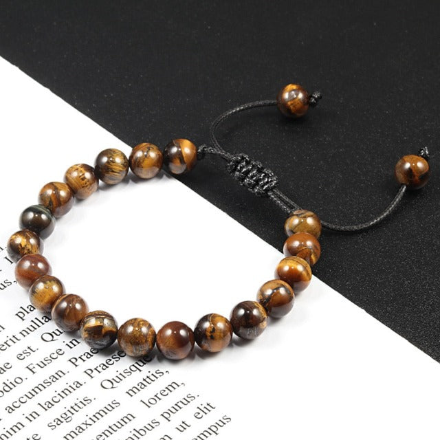 Tiger's Eye Stone Bracelet Chain