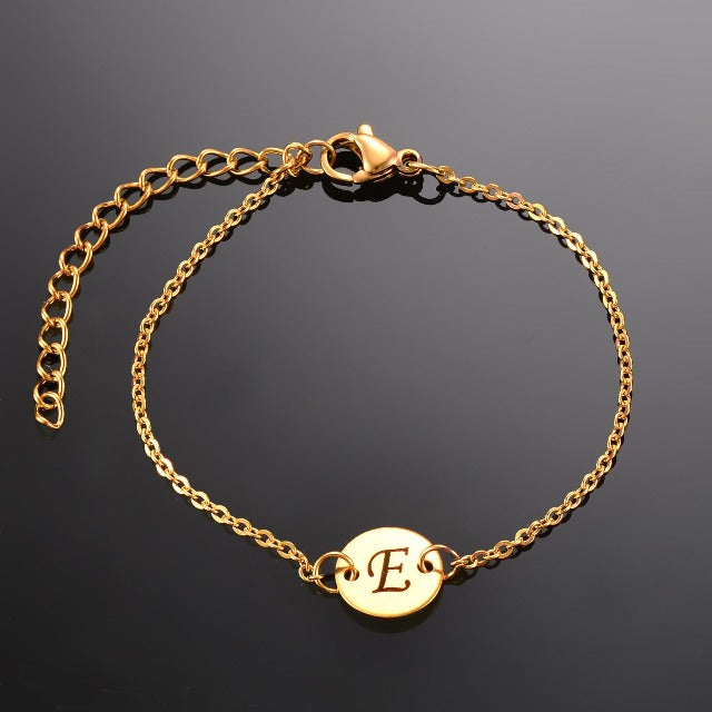 Baby Bracelet Gold Initial