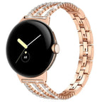 Женский браслет для Google Pixel Watch 1, 2, 3, 4 41 мм 45 мм розовое золото
