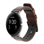 Коричневый кожаный ремешок для Google Pixel Watch 1, 2, 3, 41 мм 45 мм