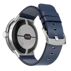 Коричневый кожаный ремешок для Google Pixel Watch 1, 2, 3, 41 мм 45 мм синий