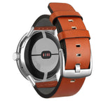 Оранжевый кожаный ремешок для Google Pixel Watch 1, 2, 3, 41 мм 45 мм