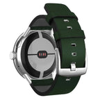 Коричневый кожаный ремешок для Google Pixel Watch 1, 2, 3, 41 мм 45 мм зелёный