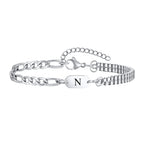 Bracelet homme initiale n