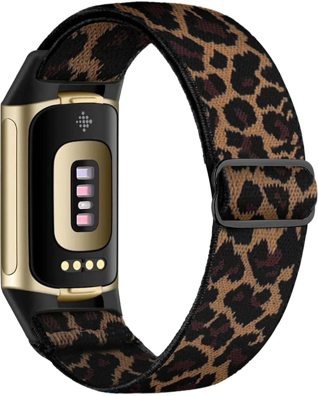 Ремешок для часов Fitbit Charge 5, Charge 6 леопардовый