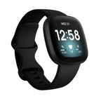 سوار ساعة Fitbit Versa 3 أسود