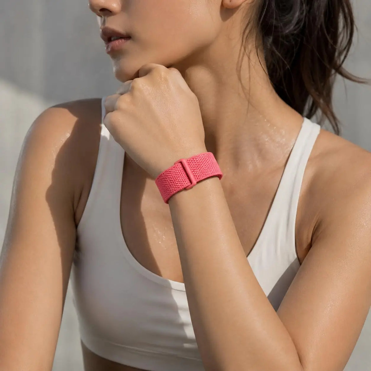 Pink watch band for Google Fitbit Air