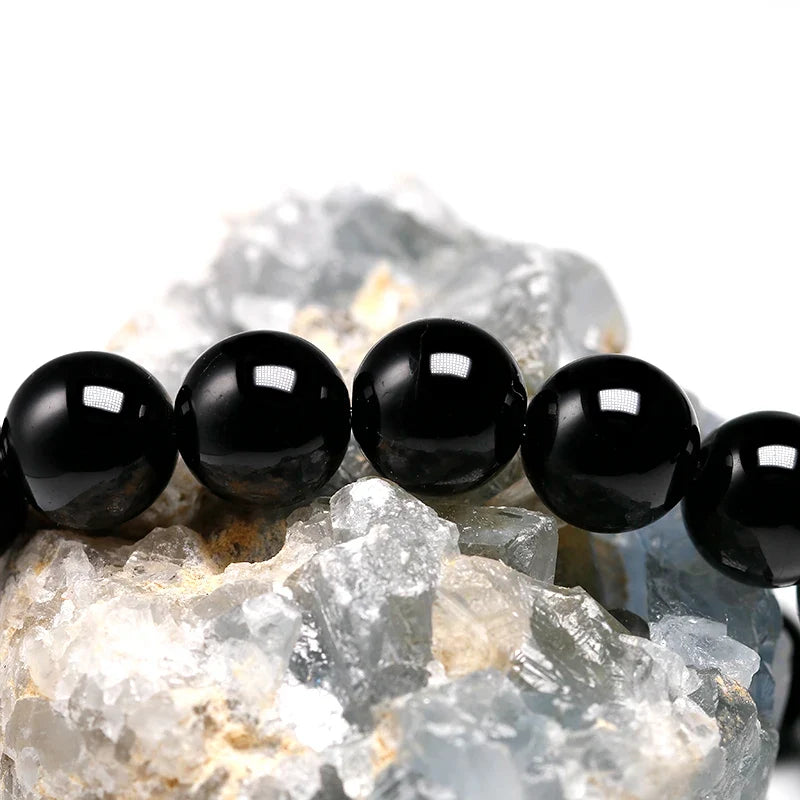 "Rempart" Bracelet in Black Tourmaline 