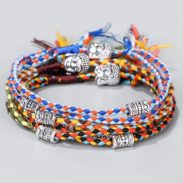 Tibetan Braided Lucky Bracelet 