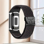 Braided watch band for Fitbit Charge 5, Charge 6 black multicolor