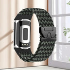 Braided watch band for Fitbit Charge 5, Charge 6 army green