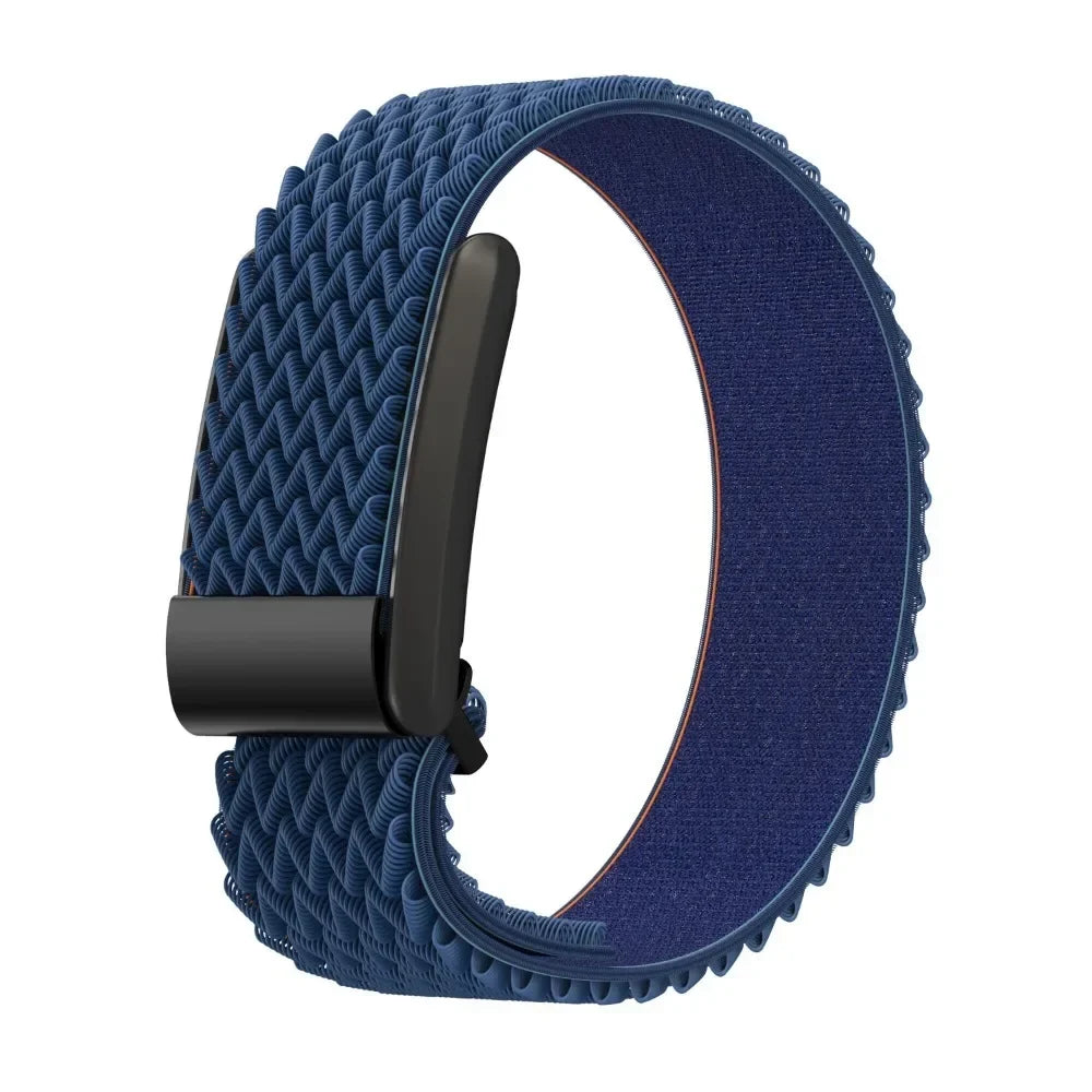Nylon watch band for Google Fitbit Air blue