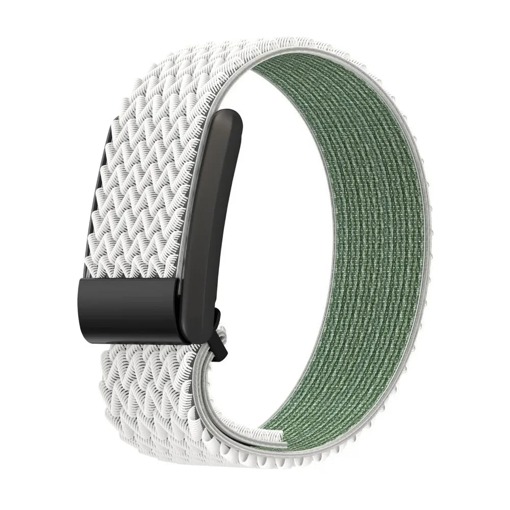 Nylon watch band for Google Fitbit Air white