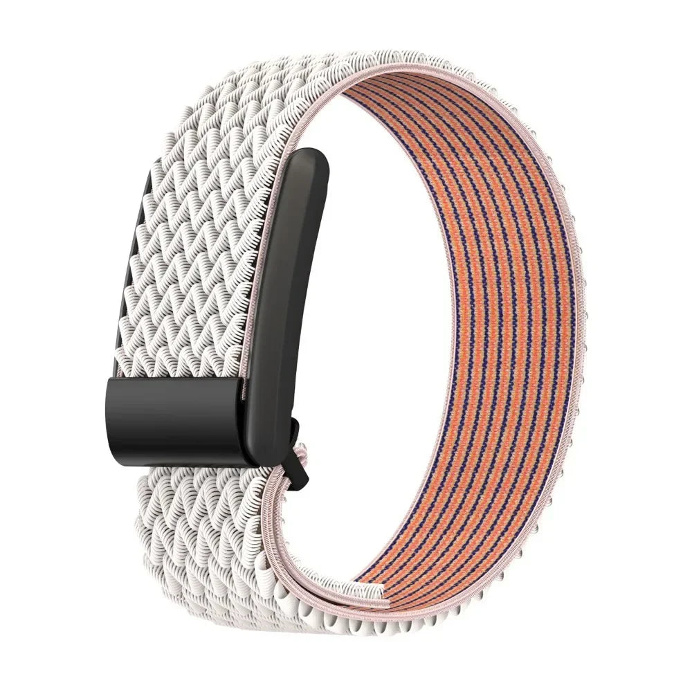 Nylon watch band for Google Fitbit Air white