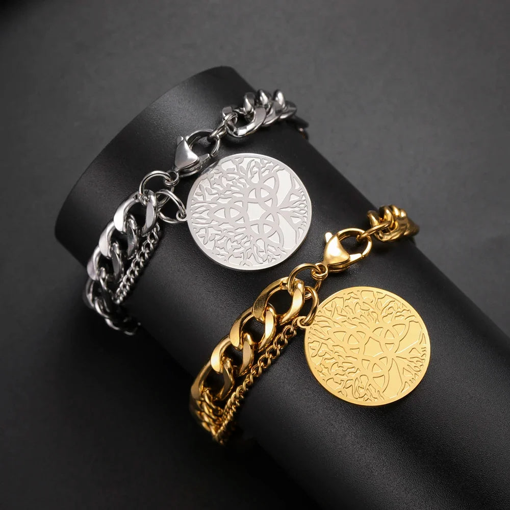 Triquetra Bracelet Trinity Knot silver