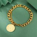 Triquetra Bracelet Trinity Knot gold
