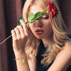 سوار العذراء مريم بسلسلة غوميتيه مسيحية ذهب