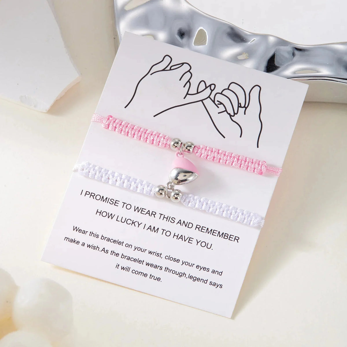 Romantic Bangle Bracelets for Couples and Friends